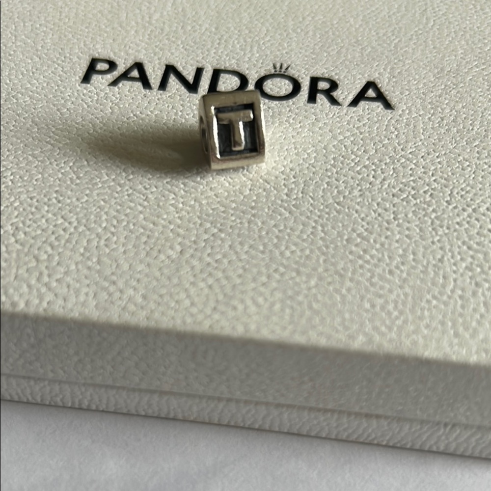 Pandora Silver Initial Charm
